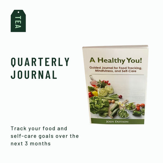 A Healthy You! Guided Journal for Food Tracking, Mindfulness, and Self-Care